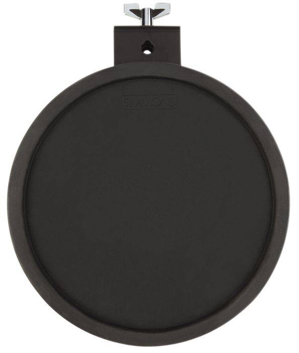 A rubber pad as it appears on an electronic drum set