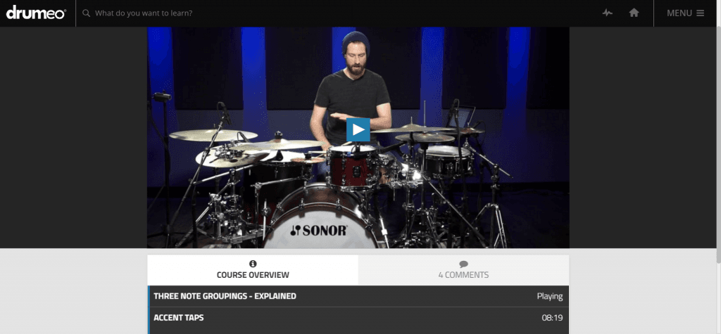 Benny Greb's course on Drumeo