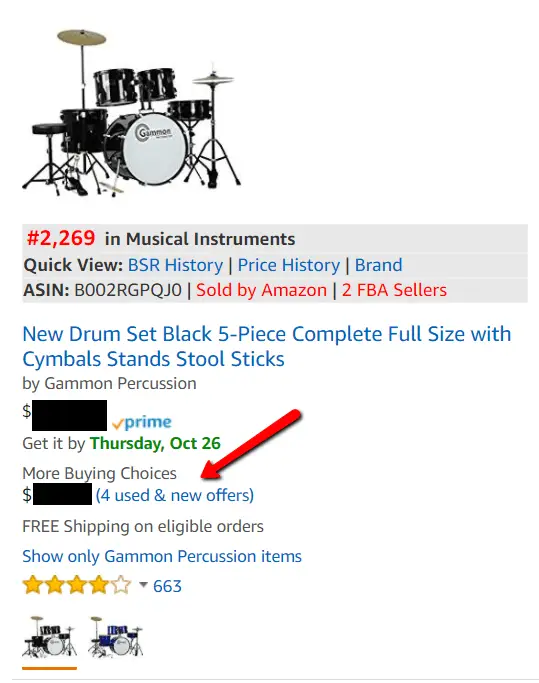 look at those amazing used drum set sale offers on Amazon