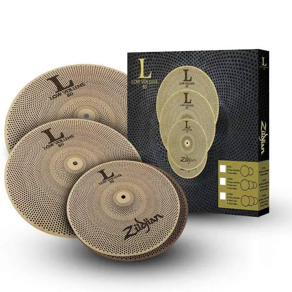 This is the zildjian l80 low volume cymbal pack