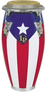 LPM198-PR LPMC Mini Tunable Puerto Rican Flag Wood Conga
