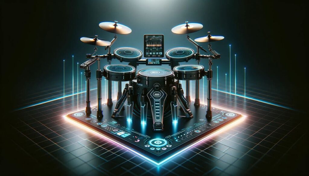 Design a preview image for an article titled 'Alesis DM10 MKII Review