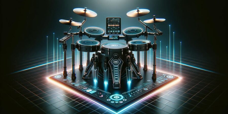 Design a preview image for an article titled 'Alesis DM10 MKII Review