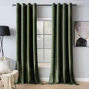 MIULEE Insulated Soundproof Room Darkening Curtains