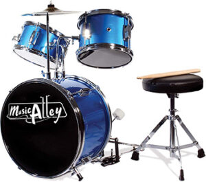 Music Alley 3-Piece Kids Drum Set